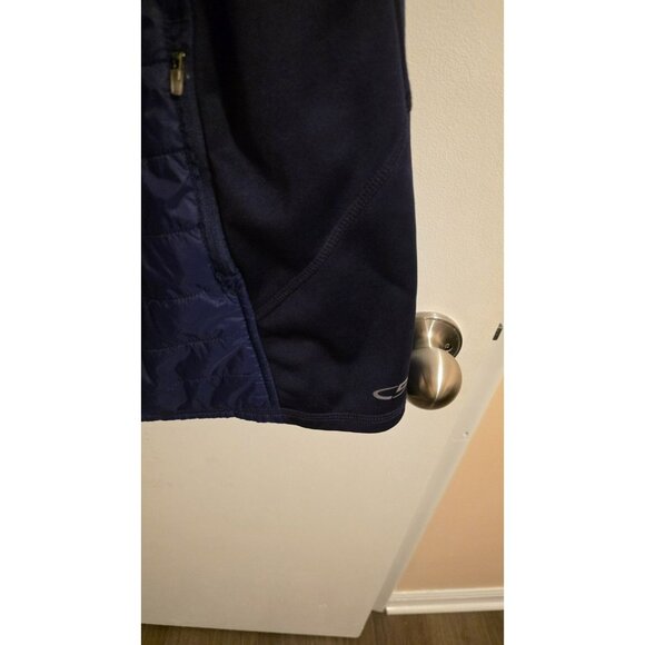 Champion Jacket Quarter Zip Womens Size XL Blue Thumb Holes Duo Dry Camp Hike - Picture 5 of 12
